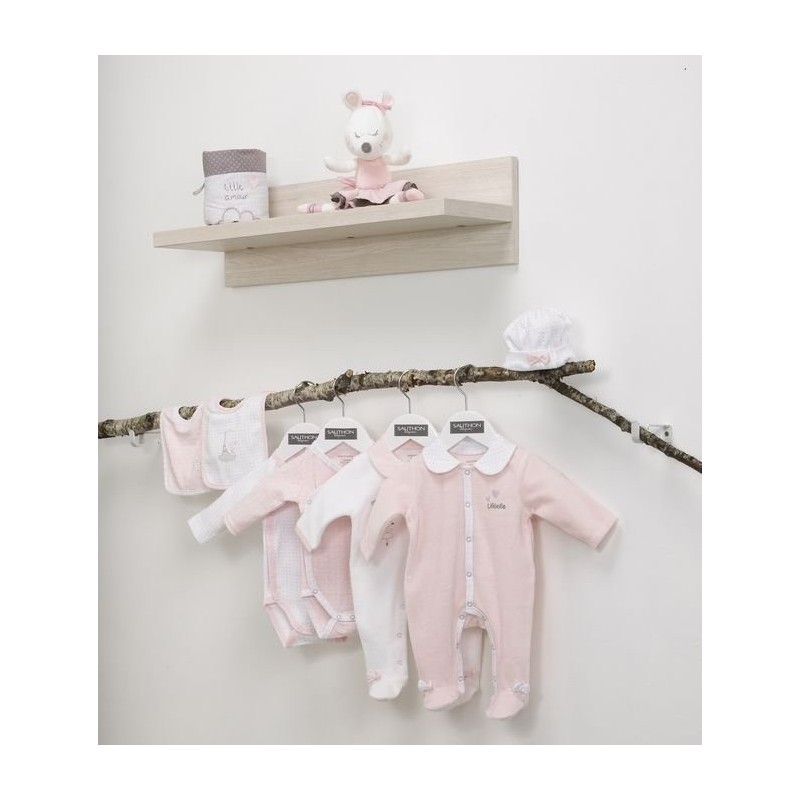 Bodies Weiß Rosa 2er-Pack Lilibelle Geburtsgröße Lilibelle