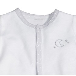 Pyjama velours Blanc-Lune Céleste taille 1 mois