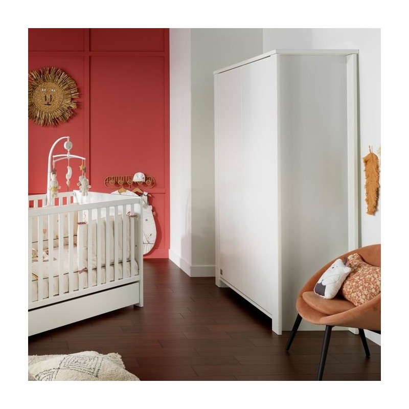 Armadio a 2 ante Loft White