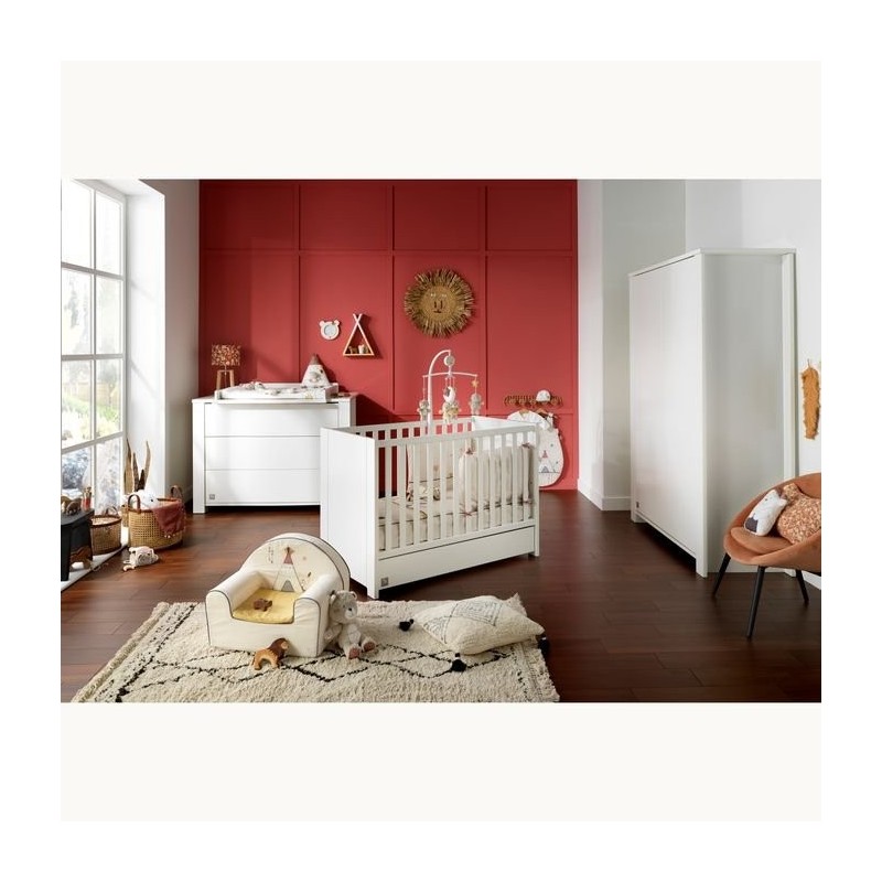 Armadio a 2 ante Loft White