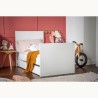 140x70 Lettino trasformabile a soppalco Bianco