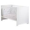 140x70 Lettino trasformabile a soppalco Bianco