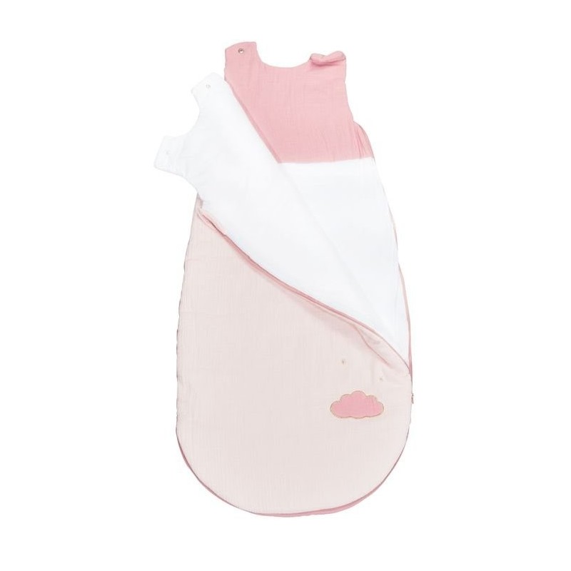Großer wattierter Schlafsack 6-24Monate Rose Lily Poudrée