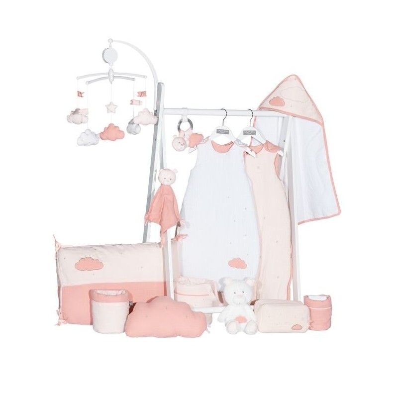 Großer wattierter Schlafsack 6-24Monate Rose Lily Poudrée