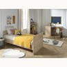 Letto 140x70 trasformabile in 90x200 e 140x200 Nova Grigio Vulcano