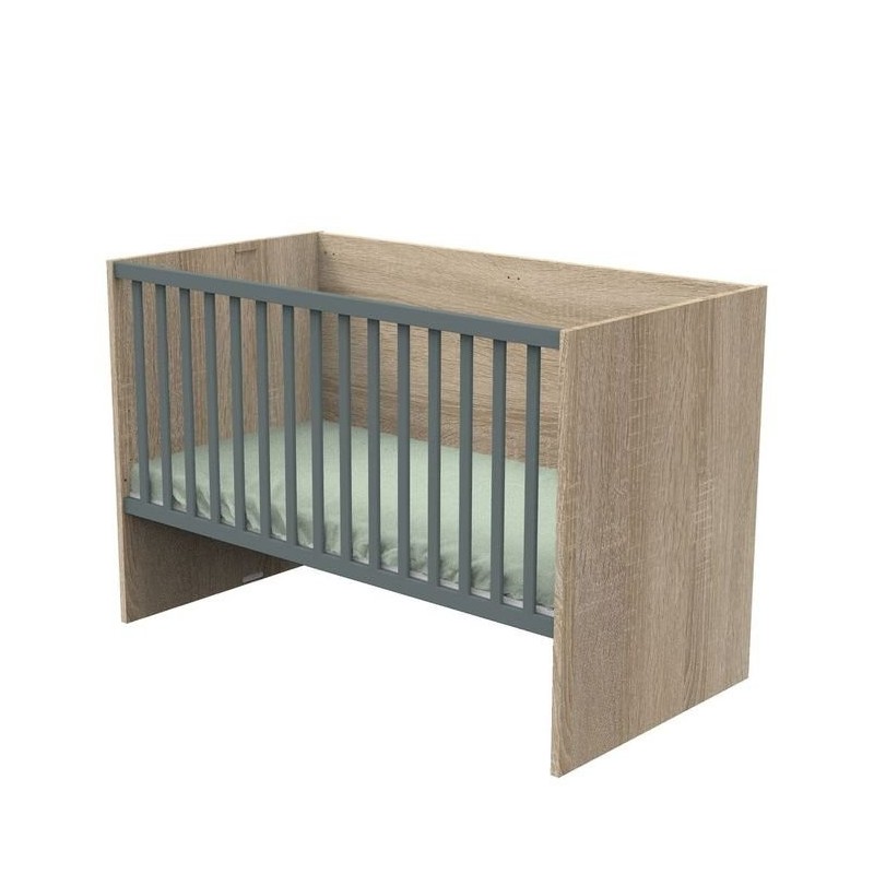 Letto 140x70 trasformabile in 90x200 e 140x200 Nova Grigio Vulcano