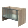 Letto 140x70 trasformabile in 90x200 e 140x200 Nova Grigio Vulcano