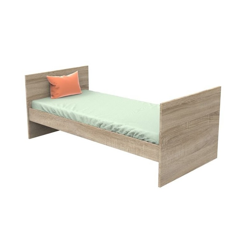 Letto 140x70 trasformabile in 90x200 e 140x200 Nova Grigio Vulcano