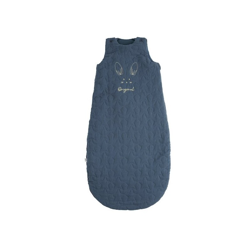 Schlafsack großes Modell Sauthon Original Saphirblau