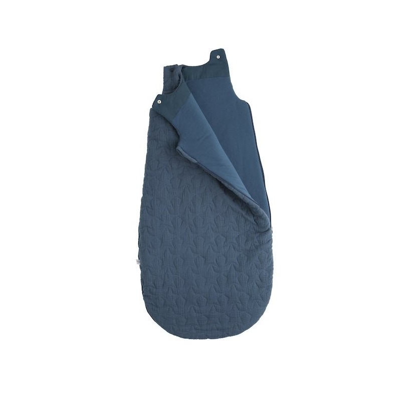 Schlafsack großes Modell Sauthon Original Saphirblau