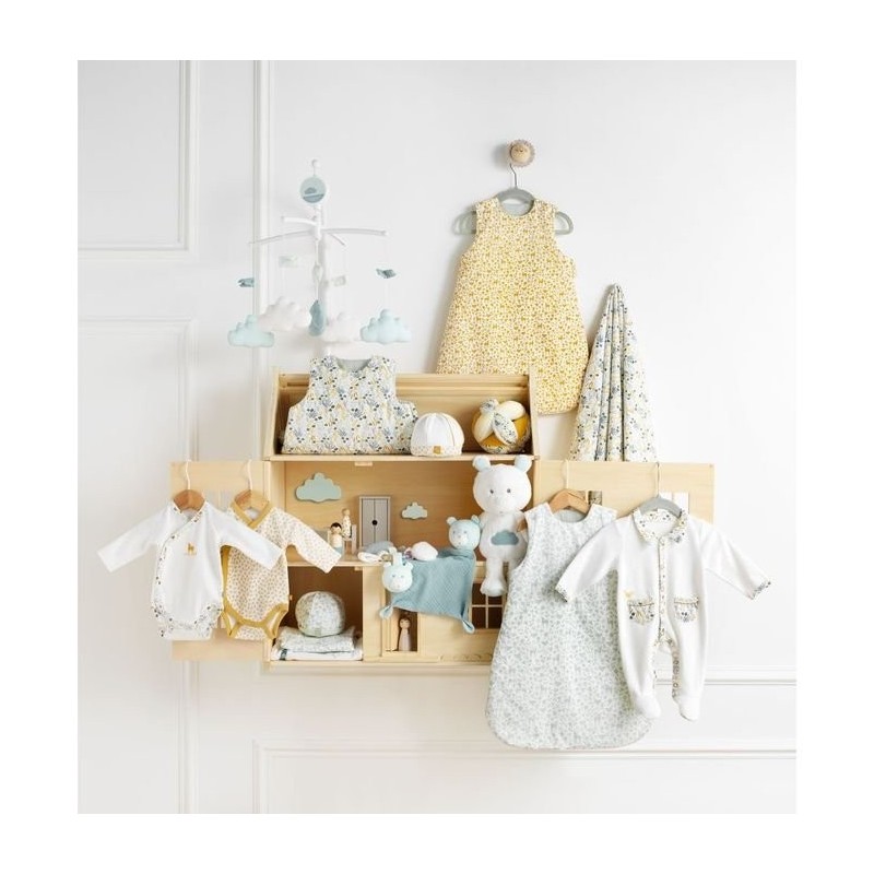 Babyschlafsack Geburt Gelb Topas Promenons-nous