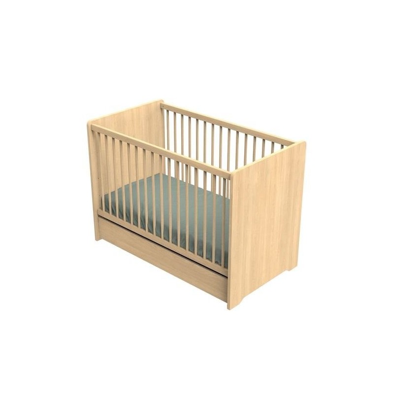Schublade Bett 120x60 Zimt