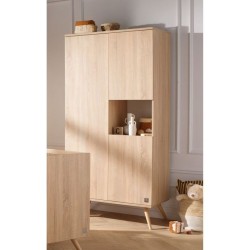 Penderie Décorative En Bois Multicolore - Fait Main - Matériaux Naturels (bois, Liège, Mousse) - Taille Unique