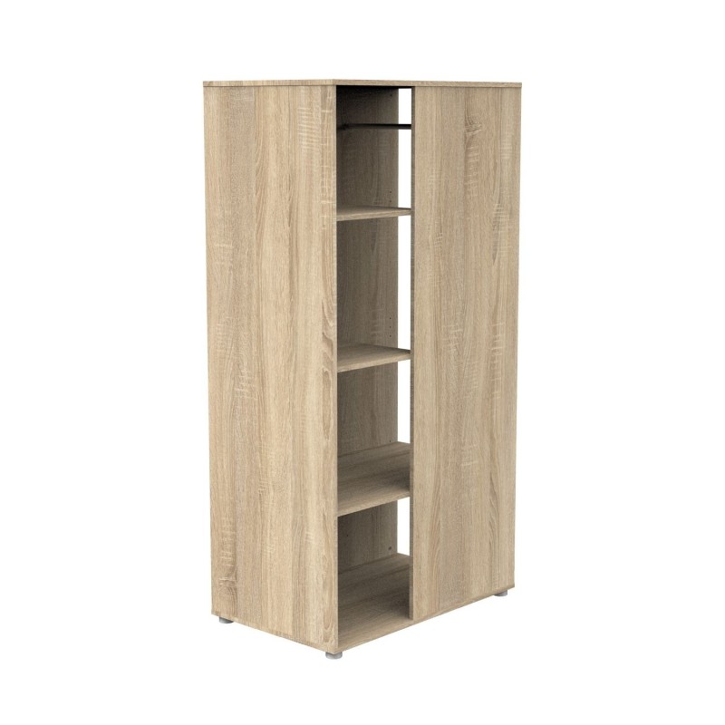 DUO LIT CHAMBRE TRANSFORMABLE + ARMOIRE UP CHENE DORE