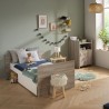 DUO BED SET (CONVERTIBLE BED + WARDROBE) IN SILEX OAK