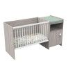 DUO BED SET (CONVERTIBLE BED + WARDROBE) IN SILEX OAK