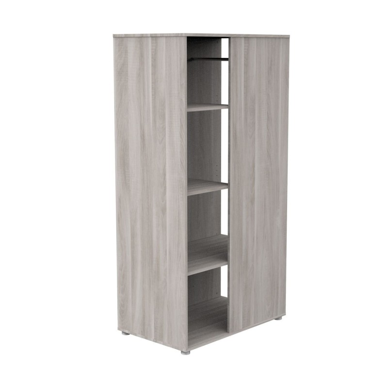 DUO BED SET (CONVERTIBLE BED + WARDROBE) IN SILEX OAK
