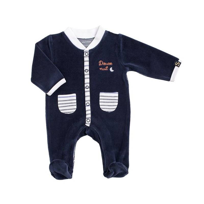 Pyjama Bleu - taille naissance Baby Sailor