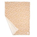 Manta para bebé con estampado de leopardo, de gasa de algodón y sherpa, de Petit Chou