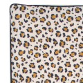 Manta para bebé con estampado de leopardo, de gasa de algodón y sherpa