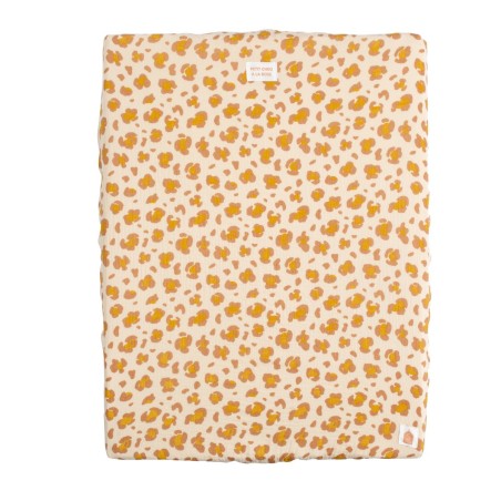 Cambiador con funda de gasa doble de algodón y toallita Petit Chou