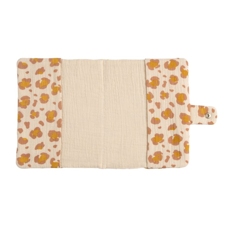 Petit Chou Leopard-Print Cotton Gauze Health Record Cover