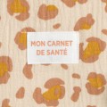 Petit Chou Leopard-Print Cotton Gauze Health Record Cover