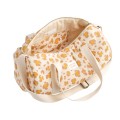 Bowlingtasche aus Baumwollgaze mit Leopardenmuster von Petit Chou