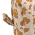 Neceser de gasa de algodón con estampado de leopardo de Petit Chou