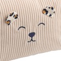 Neceser de pana - Leopardo