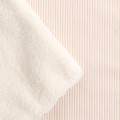 Leopard-print ribbed velour and sherpa baby blanket
