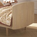 Lit bÃ©bÃ© Ã©volutif 70x140 en bois dÃ©cor chÃªne vintage My Love | Sauthon