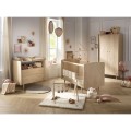 Lit bÃ©bÃ© Ã©volutif 70x140 en bois dÃ©cor chÃªne vintage My Love | Sauthon