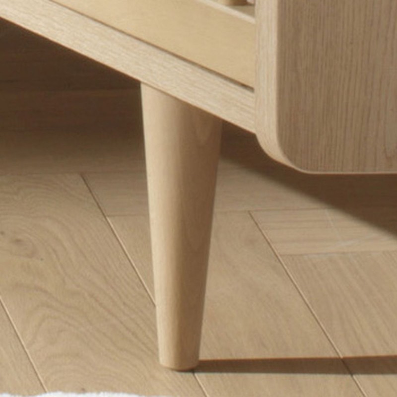 Mitwachsendes Babybett 70 x 140 – Little Big Bed aus Holz im Vintage-Eichen-Look „My Love“