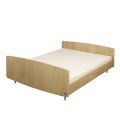Estructura de cama de 140 x 190 cm con acabado en roble vintage «My Love»