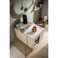 Mobile per bambini in elegante legno di quercia con vani portaoggetti su 3 lati