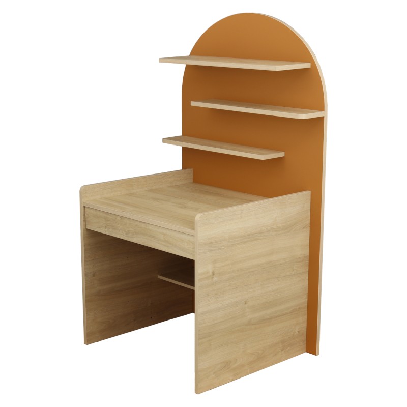 Wickelkommode, die sich zum Schreibtisch umbauen lässt – Arche – Caramel