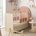 Mitwachsendes Babybett 120 x 60 cm, umbaubar auf 90 x 190 cm – Arche – Terrakotta