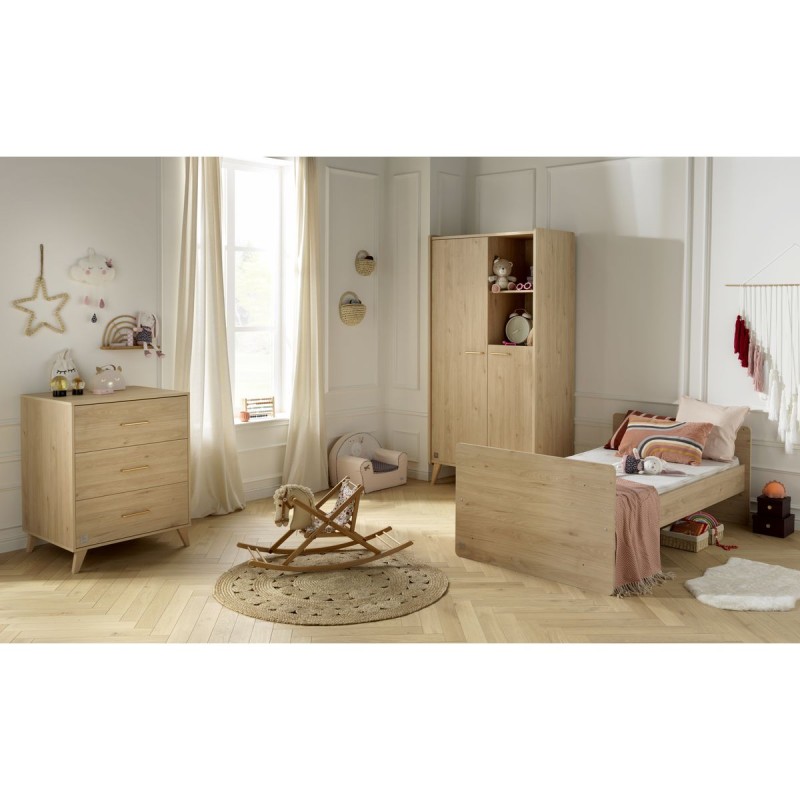 Kombiniertes Bett 120 x 60, umbaubar auf 90 x 190 – Arty