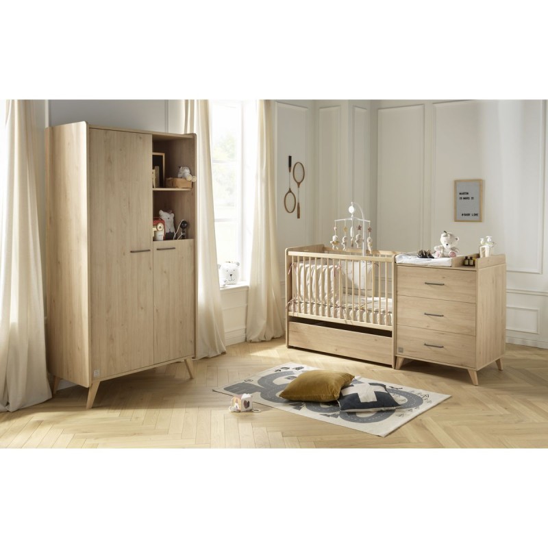 Letto combinato 120x60 trasformabile in 90x190 Arty