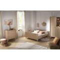 140x190 cm bed frame in Arty soft oak finish