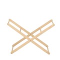 Soporte para moisés de madera de pino natural: basculante o fijo