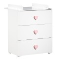 Cassettiera a 3 cassetti Rose Basic