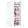 Schrank 2 Türen Knopf Herz Rose Basic