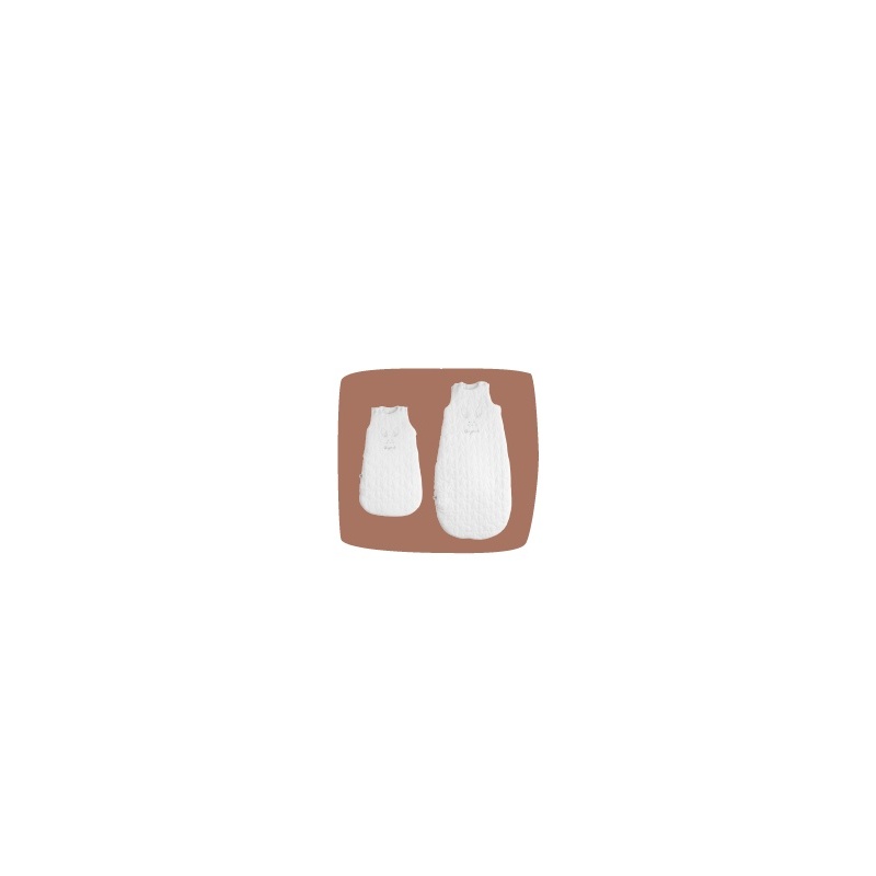 Lot de gigoteuses 0-6 mois et 6-24 mois - Blanc Cristal
