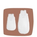 Lot de gigoteuses 0-6 mois et 6-24 mois - Blanc Cristal