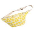 Sac banane en gaze de coton imprimé citron - POP