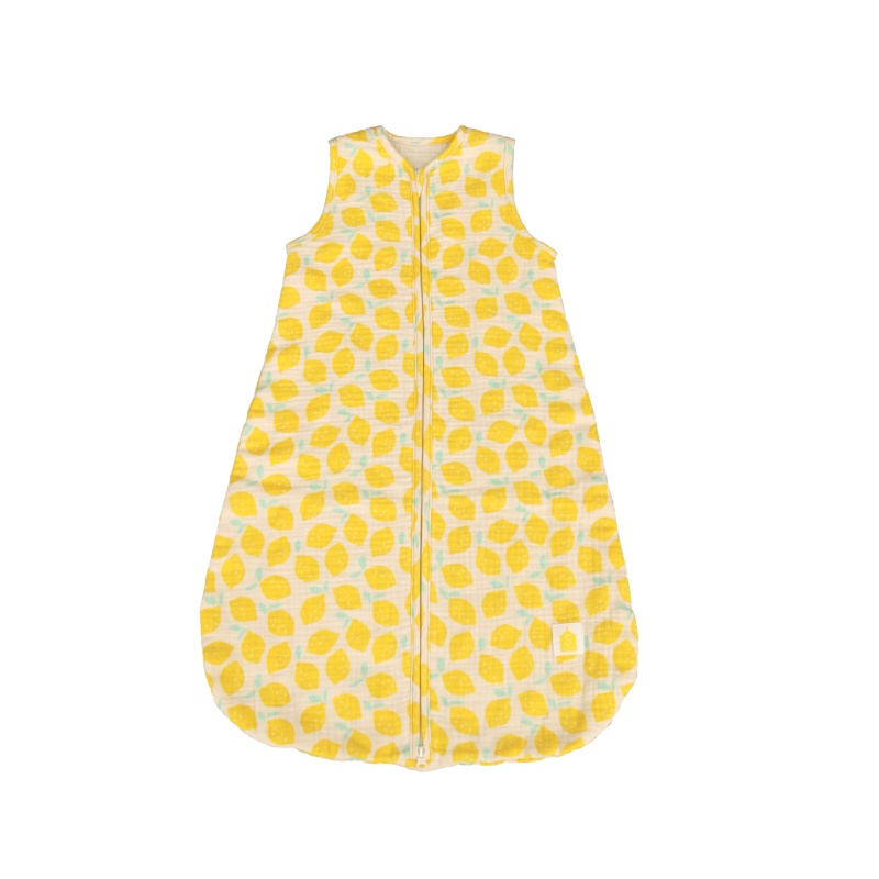Saco de dormir de verano para bebé de gasa doble de algodón estampada - POP