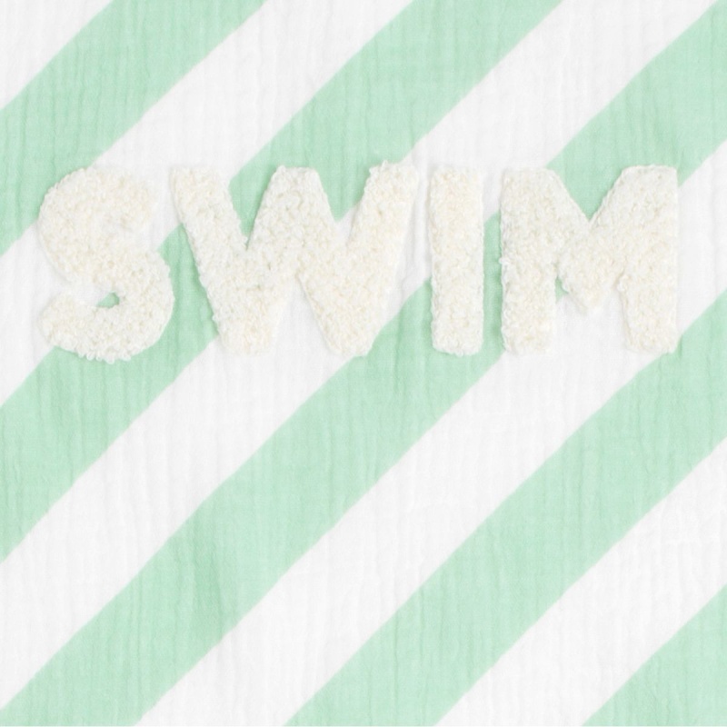 Serviette de bain / plage double gaze de coton imprimé - POP