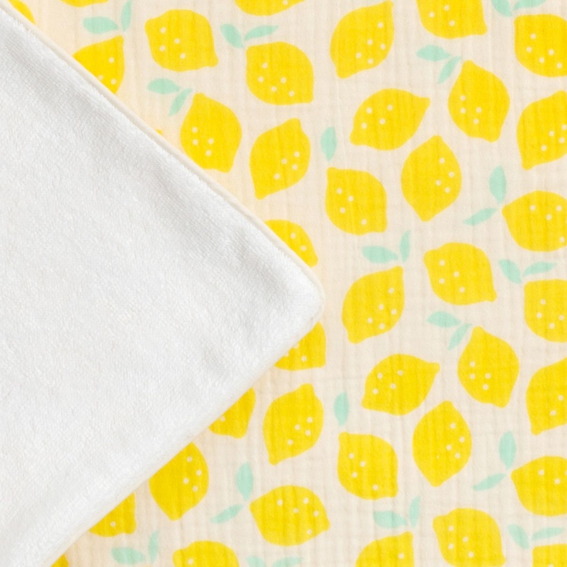Double-layered printed cotton gauze bath/beach towel - POP